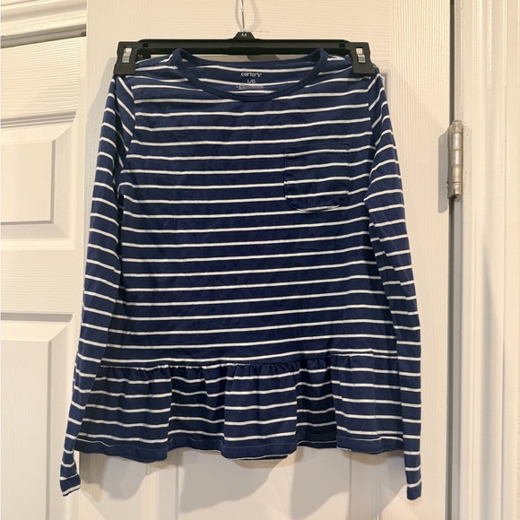 Carter's Other - Carter's Navy and Cream Striped Top